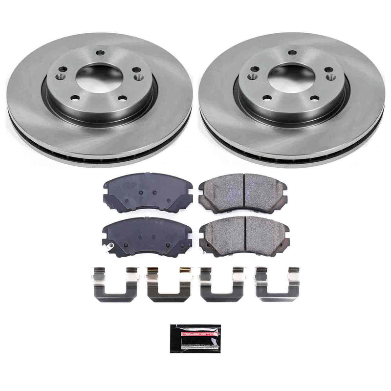 Power Stop KOE5291 Autospecialty - 1-Click Daily Driver Brake Kits (Front) for 2007-2010 Hyundai Elantra product image