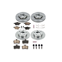 Power Stop KOE530 Autospecialty - 1-Click Daily Driver Brake Kits (Front And Rear) for 1999-2001 Audi A4 Quattro product image