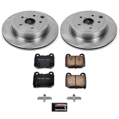 Power Stop KOE5305 Autospecialty - 1-Click Daily Driver Brake Kits (Rear) for 2008-2020 Subaru Impreza product image