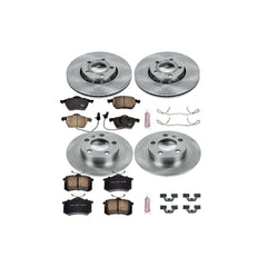 Power Stop KOE532 Autospecialty - 1-Click Daily Driver Brake Kits (Front And Rear) for 1998-2001 Audi A6 Quattro product image