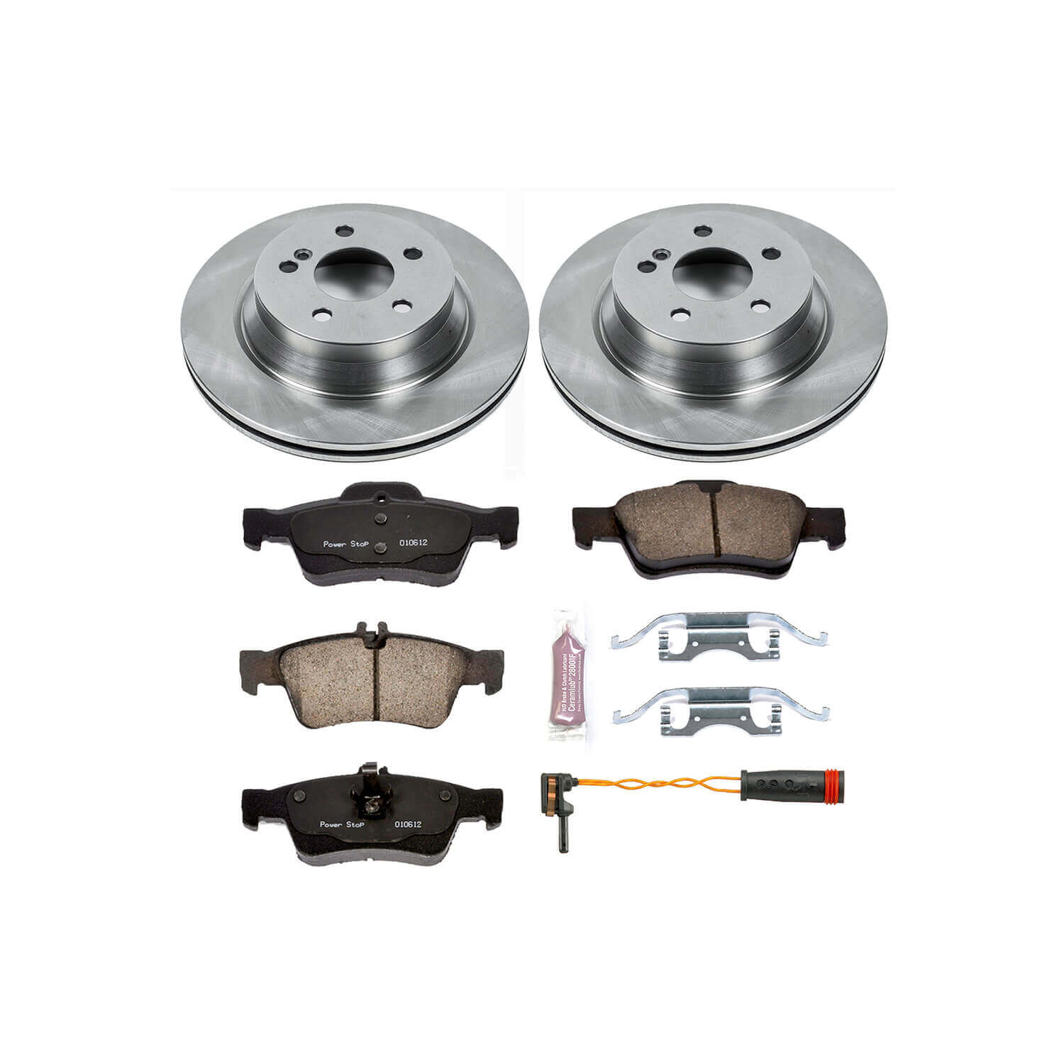 Power Stop KOE5322 Autospecialty - 1-Click Daily Driver Brake Kits (Rear) for 2003-2009 Mercedes-Benz E-350 product image