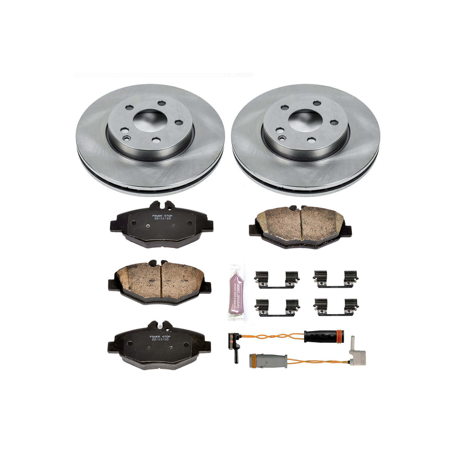 Power Stop KOE5325 Autospecialty - 1-Click Daily Driver Brake Kits (Front) for 2003-2009 Mercedes-Benz E-350 product image