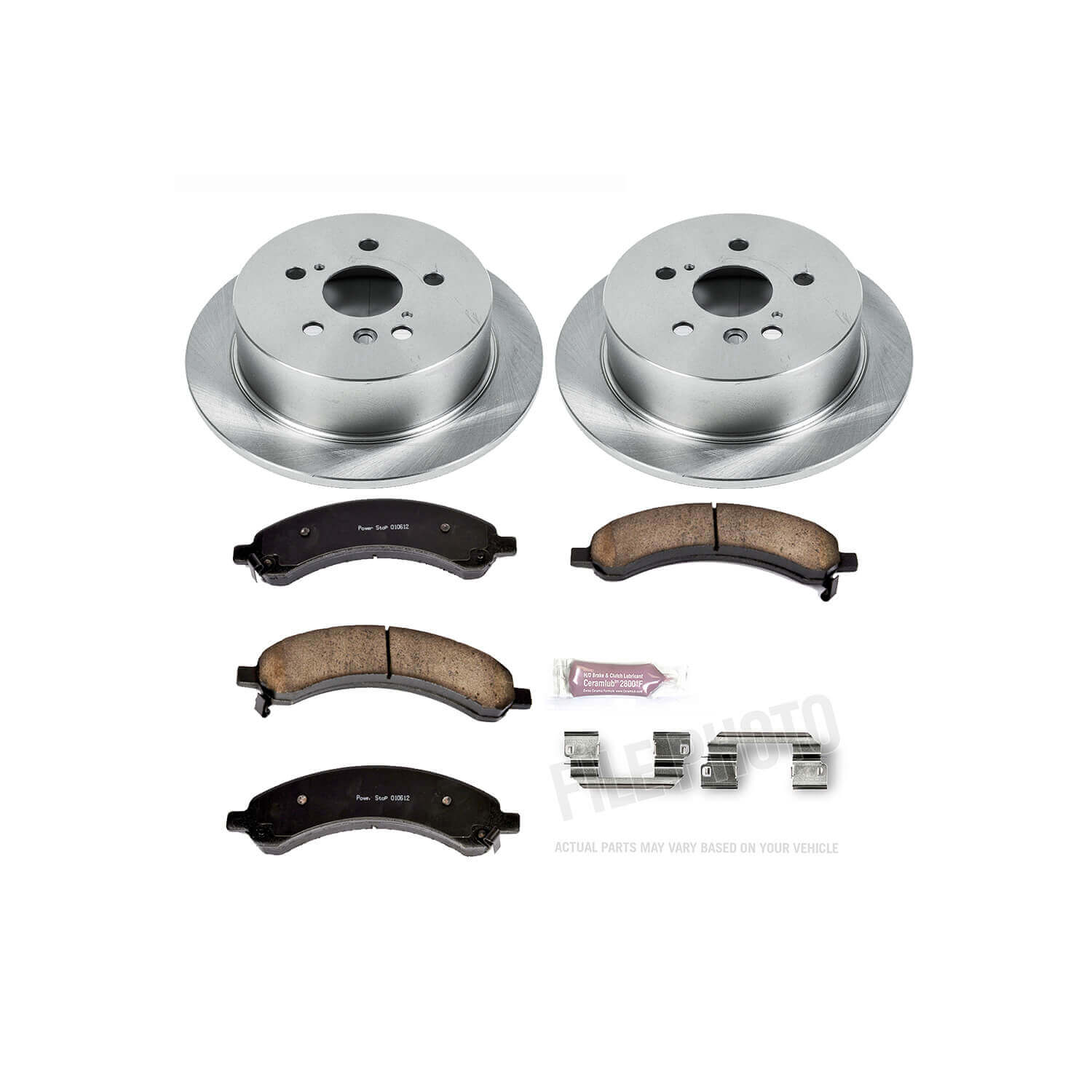 Power Stop KOE5333 Autospecialty - 1-Click Daily Driver Brake Kits (Rear) for 2004-2009 Lexus RX330 product image