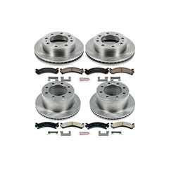 Power Stop KOE5338 Autospecialty - 1-Click Daily Driver Brake Kits (Front And Rear) for 2001-2010 Chevrolet Silverado 3500 product image