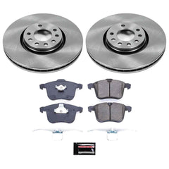 Power Stop KOE5349 Autospecialty - 1-Click Daily Driver Brake Kits (Front) for 2003-2011 Saab 9-3. product image