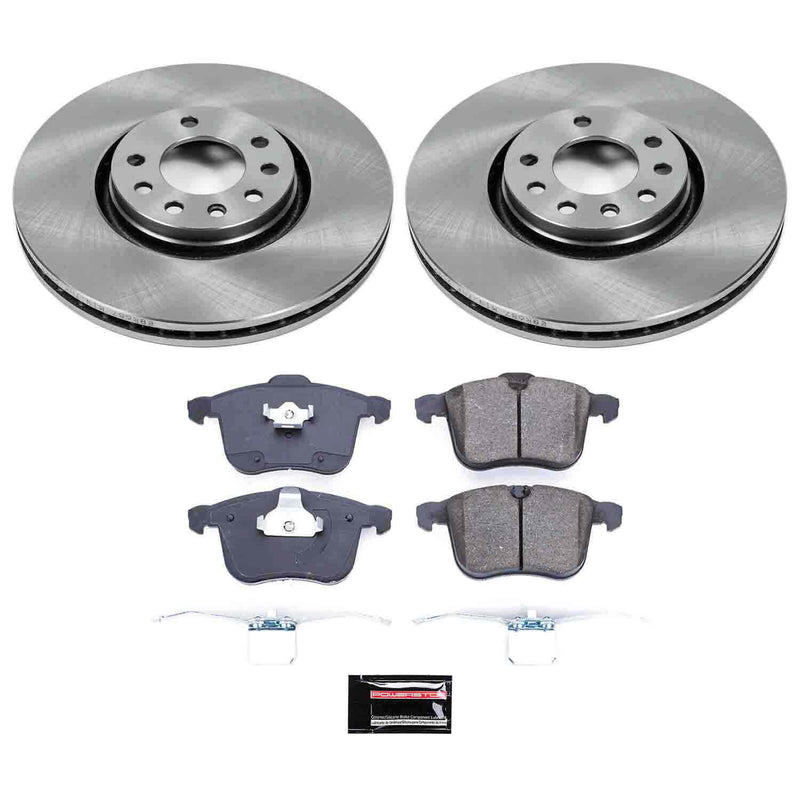 Power Stop KOE5349 Autospecialty - 1-Click Daily Driver Brake Kits (Front) for 2003-2011 Saab 9-3. product image