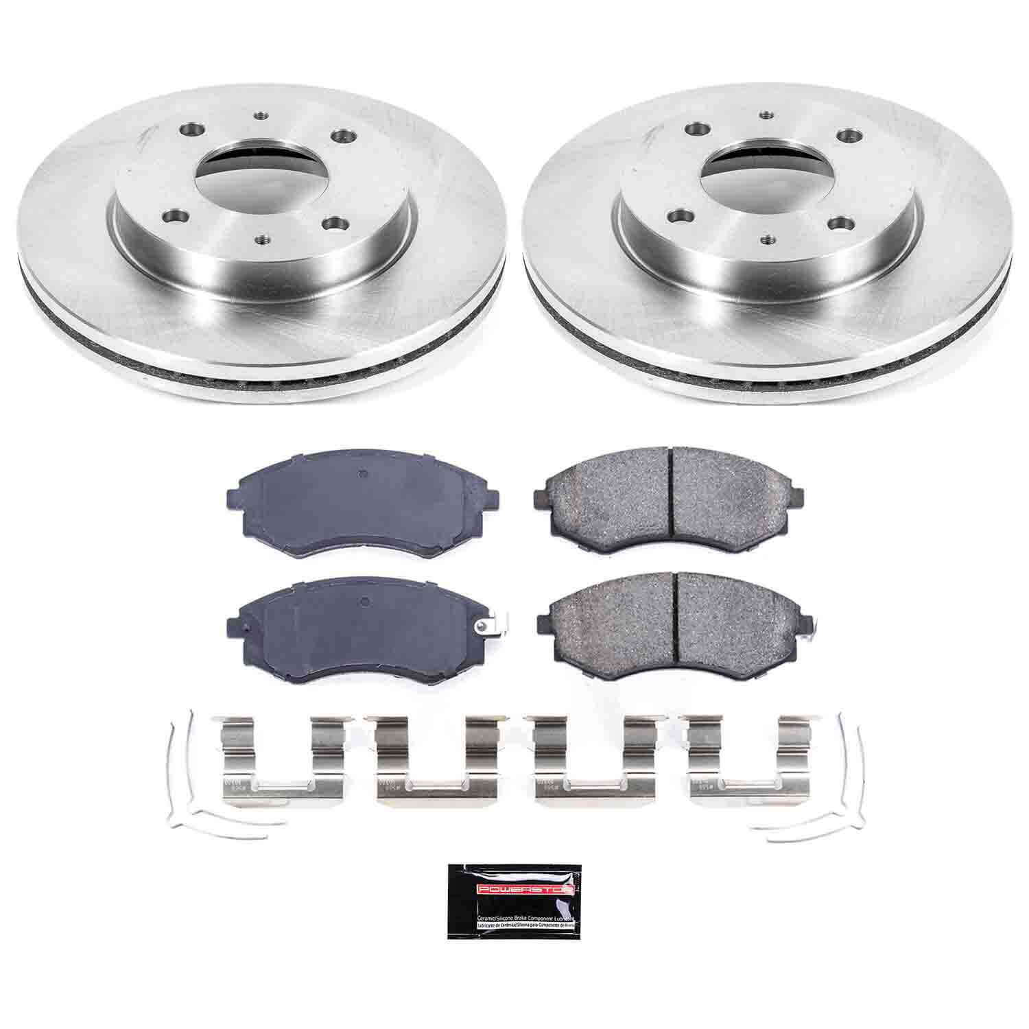 Power Stop KOE5372 Autospecialty - 1-Click Daily Driver Brake Kits (Front) for 2001-2003 Hyundai Sonata product image