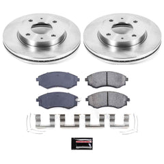 Power Stop KOE5372 Autospecialty - 1-Click Daily Driver Brake Kits (Front) for 2001-2003 Hyundai Sonata product image