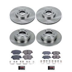 Power Stop KOE5376 Autospecialty - 1-Click Daily Driver Brake Kits (Front And Rear) for 2011-2016 Hyundai Sonata product image