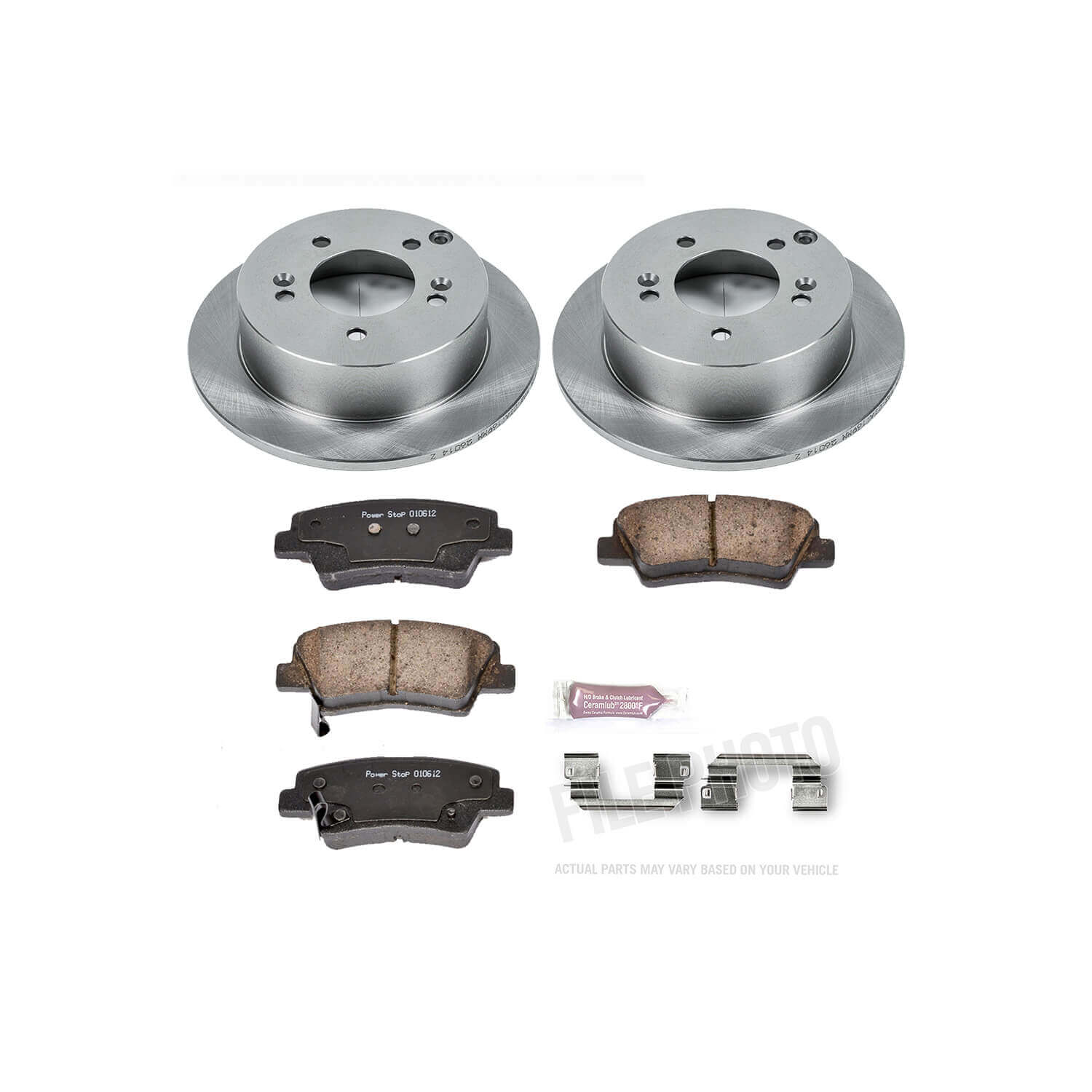 Power Stop KOE5395 Autospecialty - 1-Click Daily Driver Brake Kits (Rear) for 2009-2010 Hyundai Sonata product image