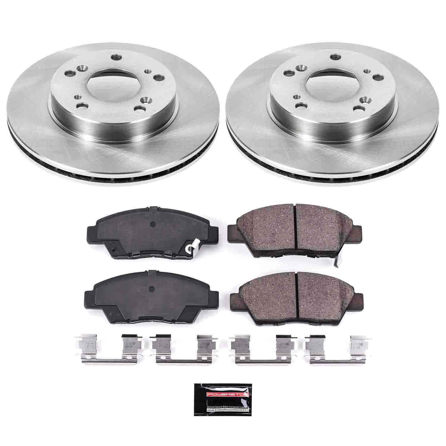 Power Stop KOE5400 Autospecialty - 1-Click Daily Driver Brake Kits (Front) for 2011-2015 Honda Cr-Z product image