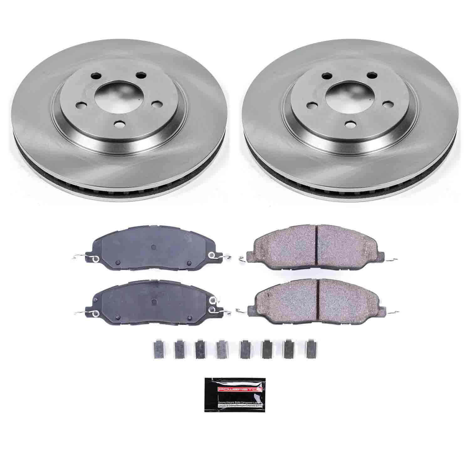 Power Stop KOE5407 Autospecialty - 1-Click Daily Driver Brake Kits (Front) for 2011-2014 Ford Mustang product image