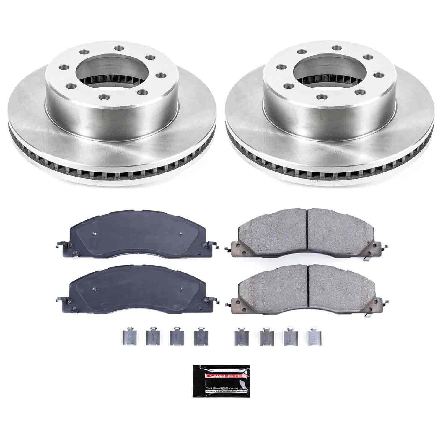Power Stop KOE5411 Autospecialty - 1-Click Daily Driver Brake Kits (Front) for 2009-2018 Dodge Ram 1500 product image