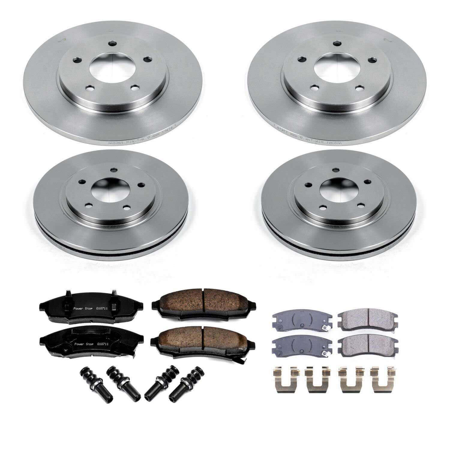 Power Stop KOE5454 Autospecialty - 1-Click Daily Driver Brake Kits (Front And Rear) for 1994-1999 Buick Regal product image