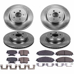 Power Stop KOE5457 Autospecialty 1-Click Daily Driver Front And Rear Brake Kit for 2006-2014 Dodge Charger product image