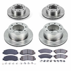 Power Stop KOE5459 Autospecialty - 1-Click Daily Driver Brake Kits (Front And Rear) for 2009-2010 Ford F-250 Super Duty product image