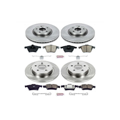 Power Stop KOE5470 Autospecialty - 1-Click Daily Driver Brake Kits (Front And Rear) for 2004-2005 Volvo S40 product image