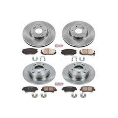 Power Stop KOE5474 Autospecialty 1-Click Daily Driver Front And Rear Brake Kit for 2009-2011 Hyundai Azera product image