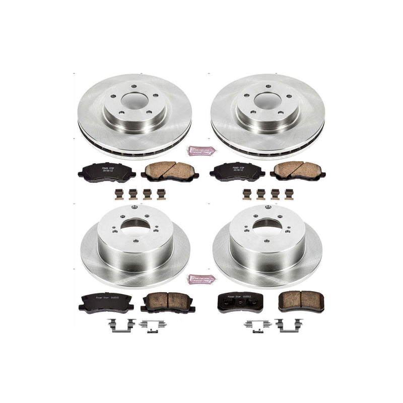 Power Stop KOE5477 Autospecialty - 1-Click Daily Driver Brake Kits (Front And Rear) for 2007-2013 Mitsubishi Outlander product image