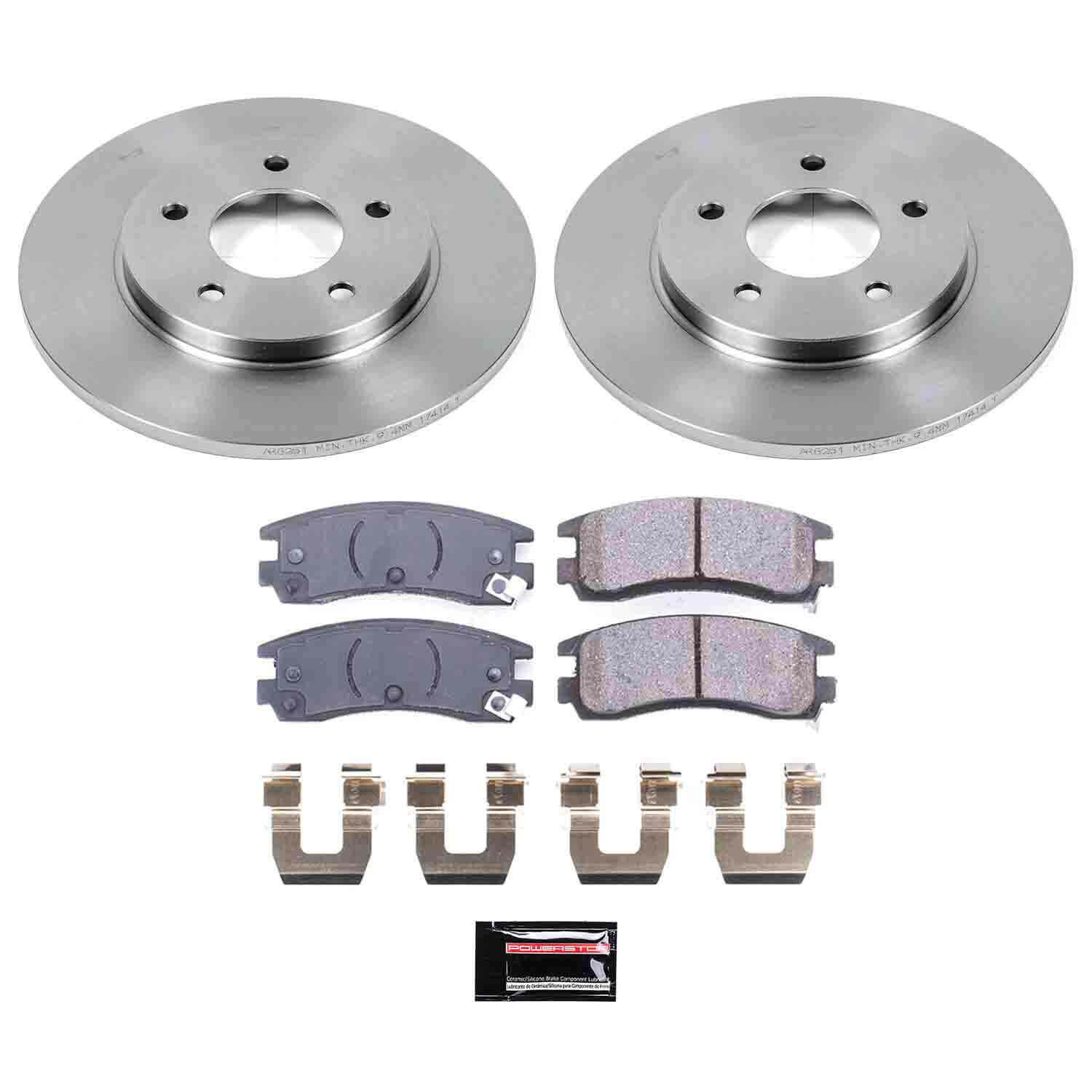 Power Stop KOE5484 Autospecialty - 1-Click Daily Driver Brake Kits (Rear) for 1994-1999 Buick Regal product image
