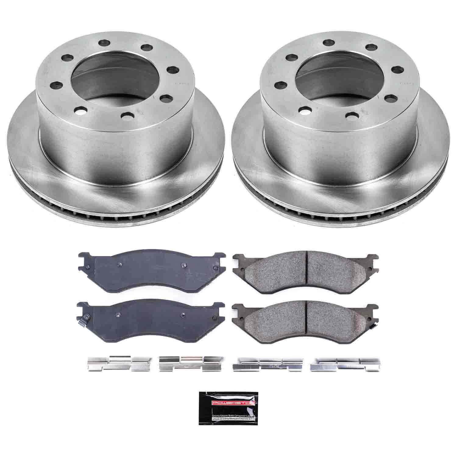 Power Stop KOE5489 Autospecialty - 1-Click Daily Driver Brake Kits (Rear) for 2001-2002 Dodge Ram 2500 product image