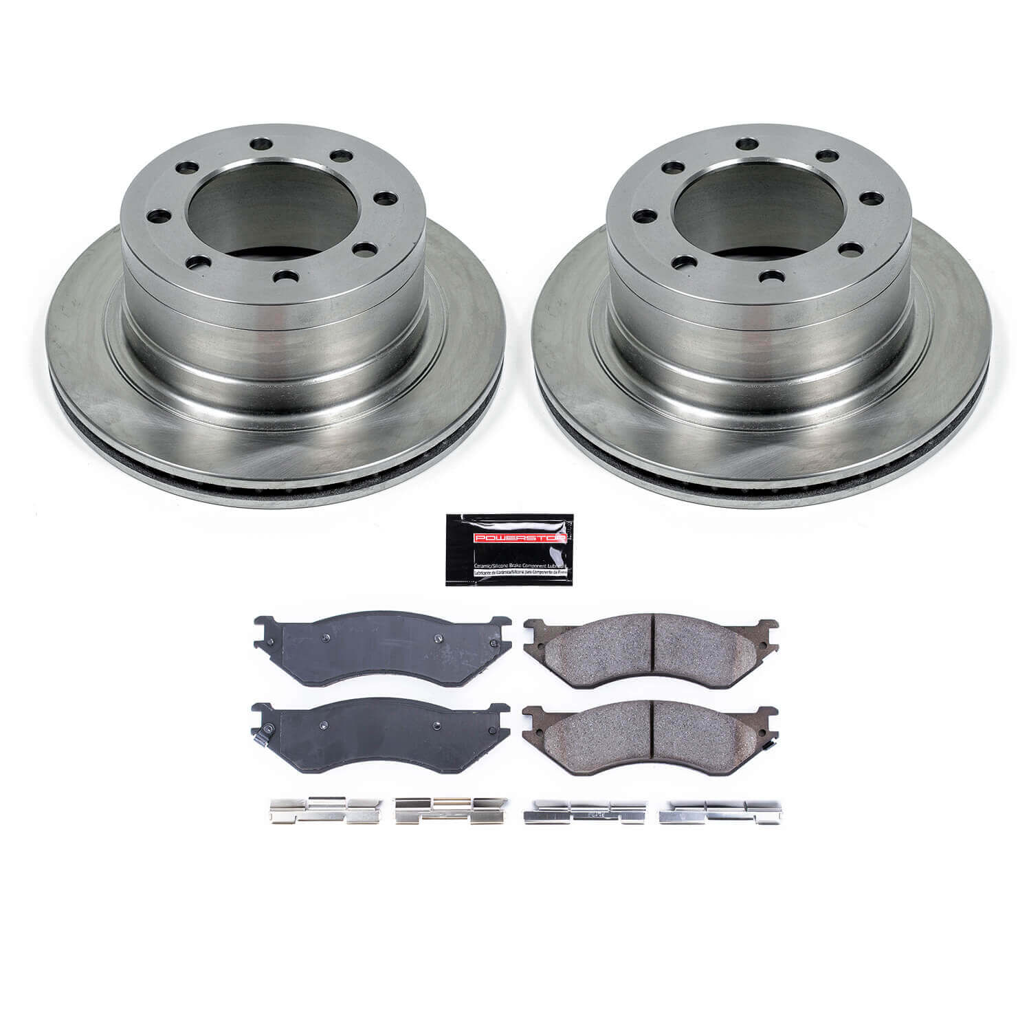 Power Stop KOE5490 Autospecialty - 1-Click Daily Driver Brake Kits (Rear) for 2003-2008 Dodge Ram 1500 product image