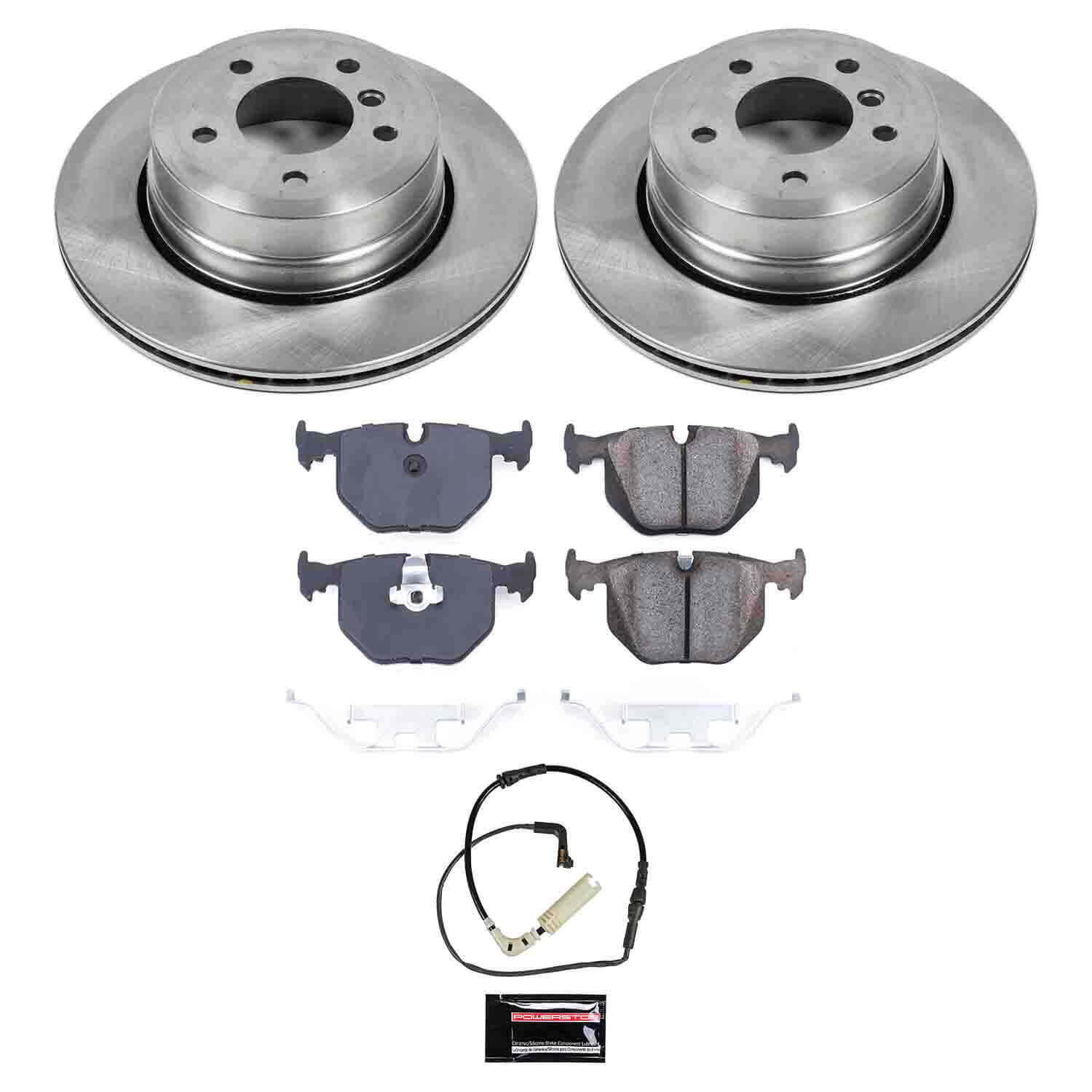 Power Stop KOE5491 Autospecialty - 1-Click Daily Driver Brake Kits (Rear) for 2006-2010 BMW 525XI product image