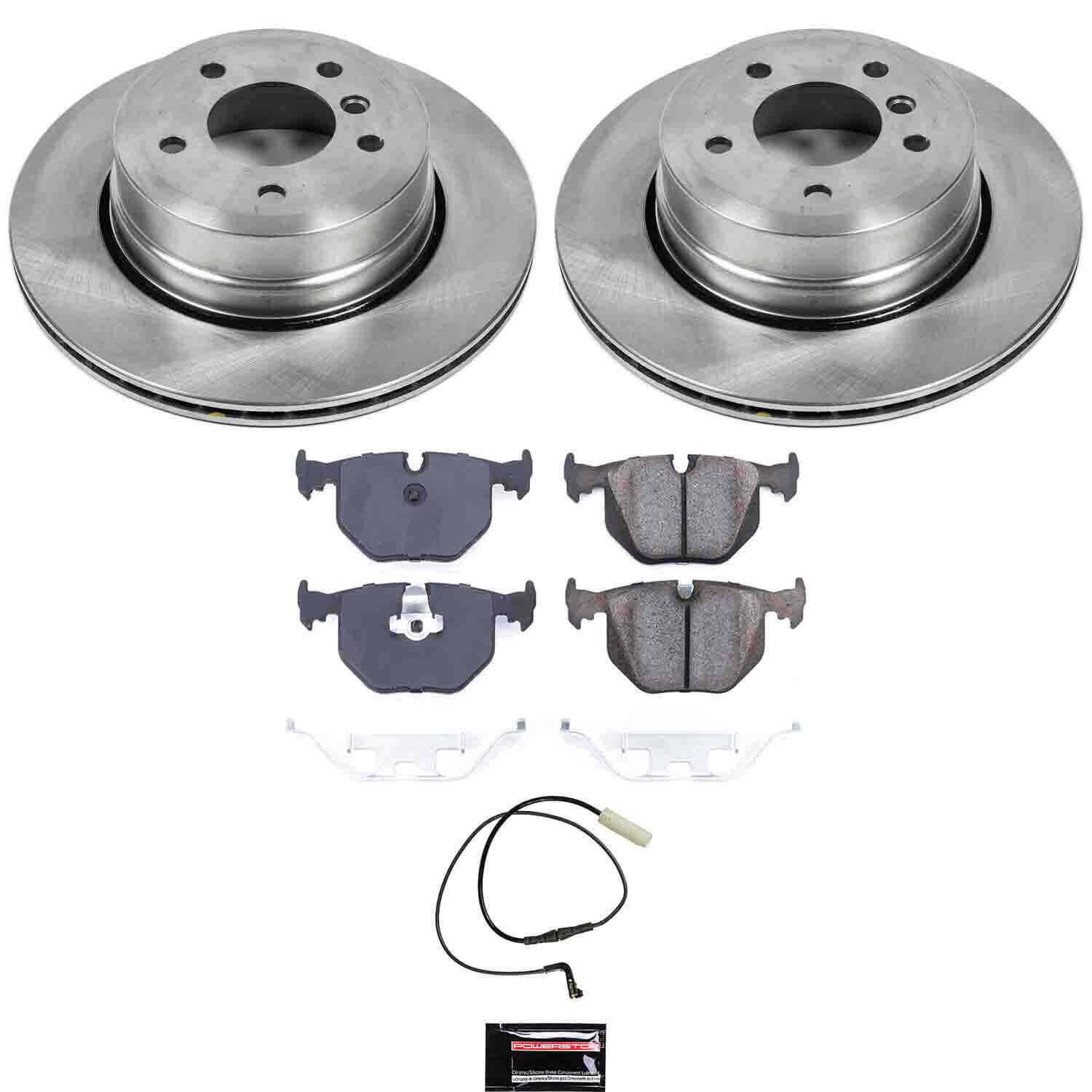 Power Stop KOE5492 Autospecialty - 1-Click Daily Driver Brake Kits (Rear) for 2006-2010 BMW 530XI product image