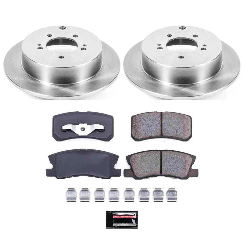 Power Stop KOE5499 Autospecialty - 1-Click Daily Driver Brake Kits (Rear) for 2007-2015 Mitsubishi Lancer product image