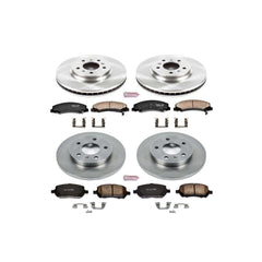 Power Stop KOE5504 Autospecialty - 1-Click Daily Driver Brake Kits (Front And Rear) for 2011-2016 Chevrolet Impala product image
