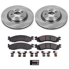 Power Stop KOE5507 Autospecialty - 1-Click Daily Driver Brake Kits (Front) for 2010 Ford Taurus product image