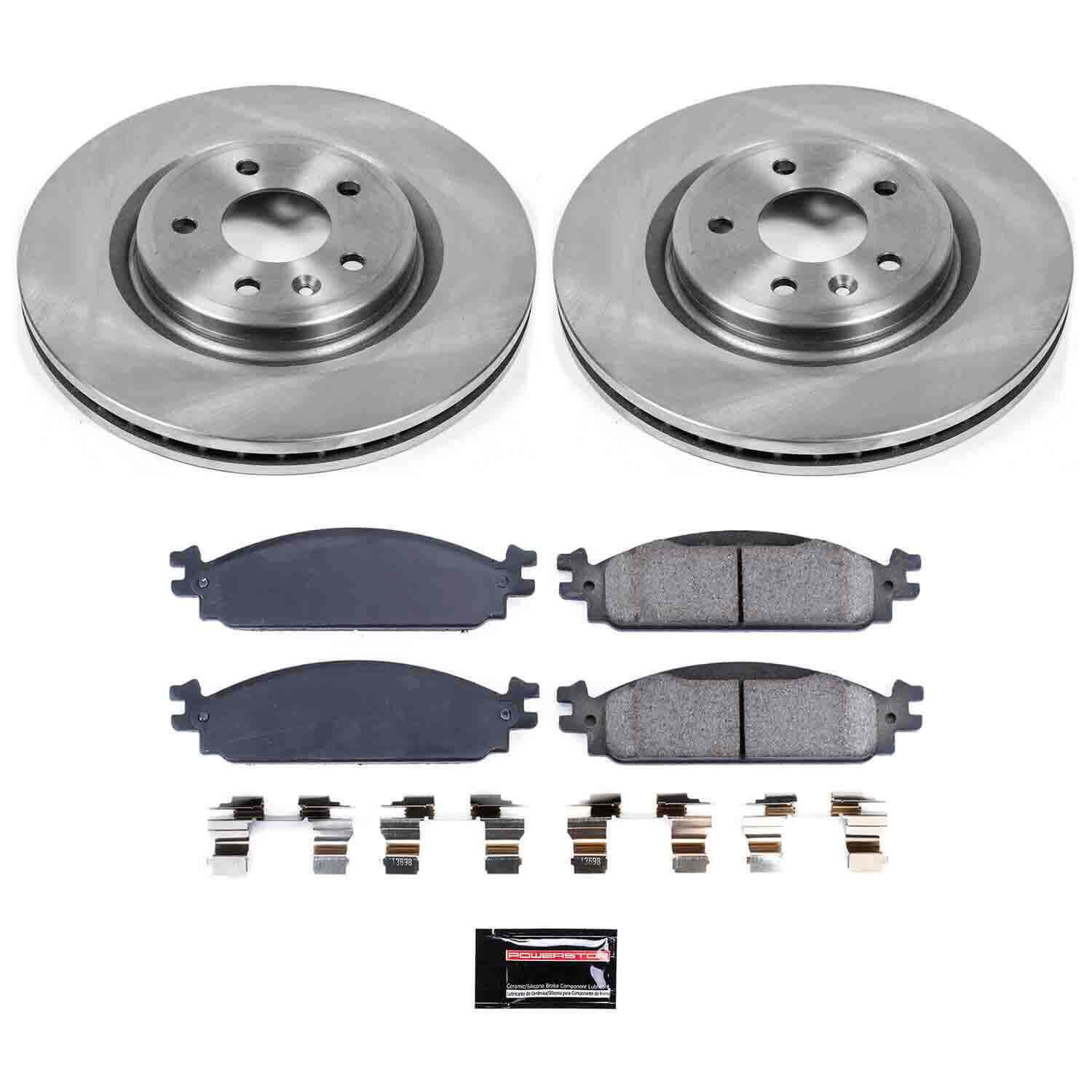 Power Stop KOE5509 Autospecialty - 1-Click Daily Driver Brake Kits (Front) for 2009-2011 Ford Flex product image