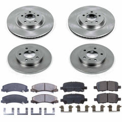 Power Stop KOE5514 Autospecialty - 1-Click Daily Driver Brake Kits (Front And Rear) for 2012-2016 Chevrolet Impala product image