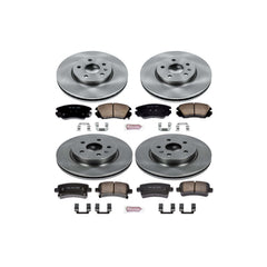Power Stop KOE5515 Autospecialty - 1-Click Daily Driver Brake Kits (Front And Rear) for 2010-2020 Buick Allure product image