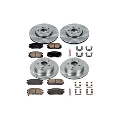 Power Stop KOE5516 Autospecialty - 1-Click Daily Driver Brake Kits (Front And Rear) for 2010-2017 Chevrolet Equinox product image