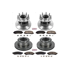 Power Stop KOE5517 Autospecialty 1-Click Daily Driver Front And Rear Brake Kit for 2010-2011 Ford F-350 Super Duty product image