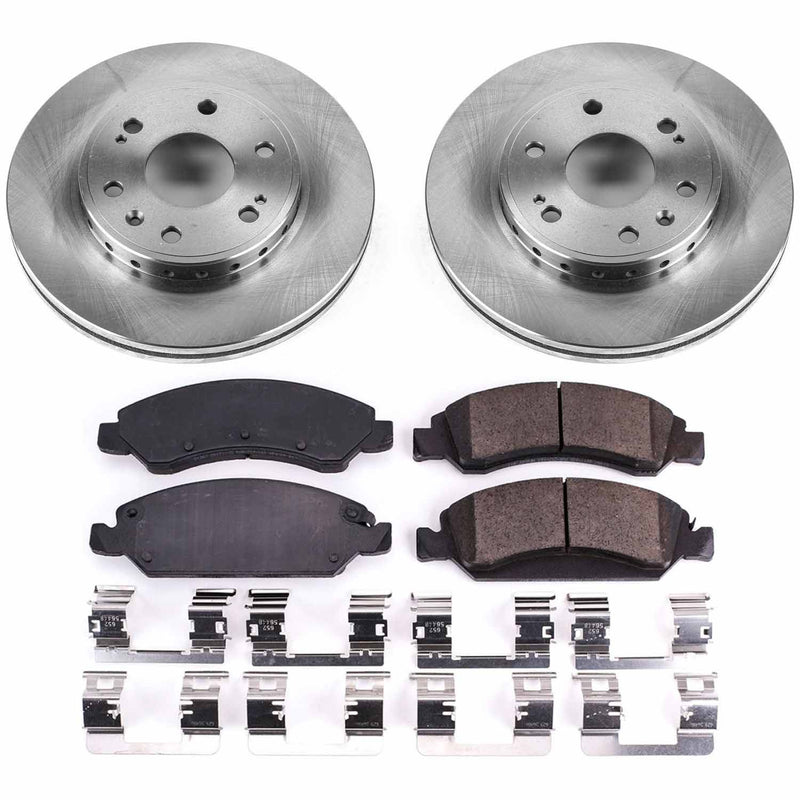 Power Stop KOE5519 Autospecialty - 1-Click Daily Driver Brake Kits (Front) for 2007-2020 Chevrolet Tahoe product image