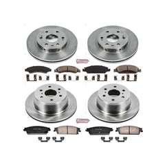 Power Stop KOE5520 Autospecialty - 1-Click Daily Driver Brake Kits (Front And Rear) for 2007-2014 Chevrolet Tahoe product image