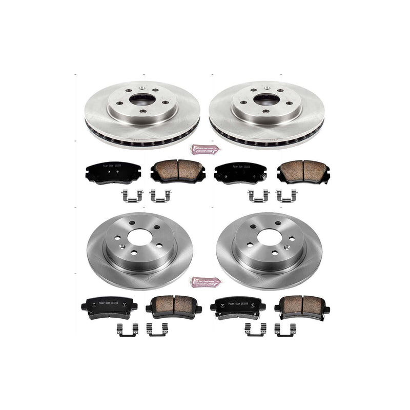 Power Stop KOE5523 Autospecialty - 1-Click Daily Driver Brake Kits (Front And Rear) for 2010-2016 Buick Lacrosse product image
