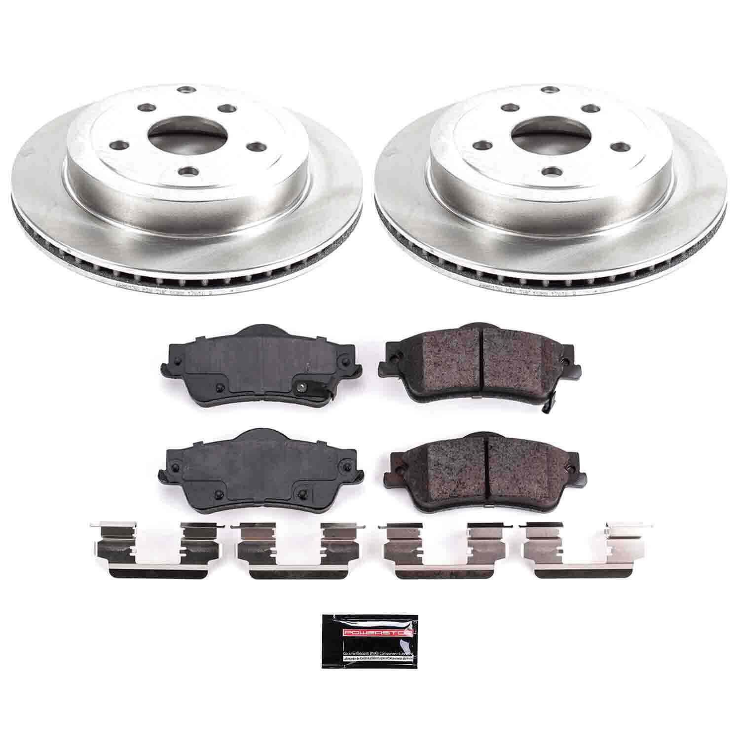 Power Stop KOE5525 Autospecialty - 1-Click Daily Driver Brake Kits (Rear) for 2008-2009 Pontiac G8 product image
