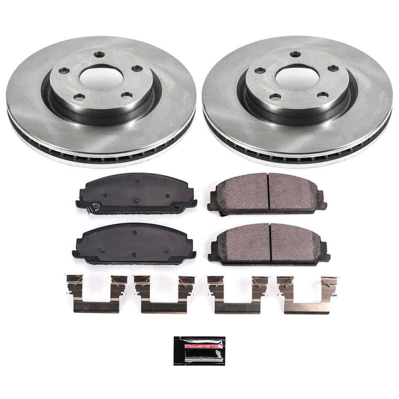 Power Stop KOE5526 Autospecialty - 1-Click Daily Driver Brake Kits (Front) for 2008-2009 Pontiac G8 product image