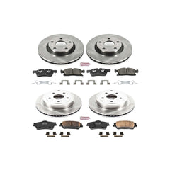 Power Stop KOE5527 Autospecialty - 1-Click Daily Driver Brake Kits (Front And Rear) for 2008-2009 Pontiac G8 product image