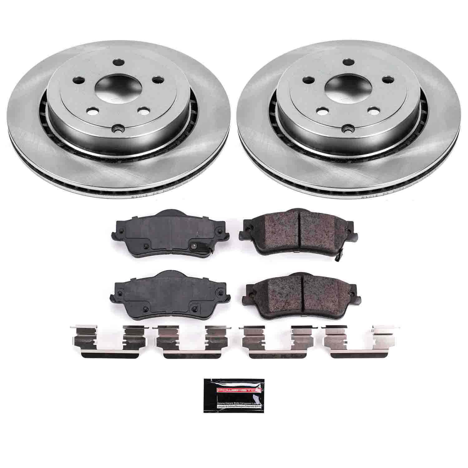 Power Stop KOE5528 Autospecialty - 1-Click Daily Driver Brake Kits (Rear) for 2008-2017 Chevrolet Caprice product image
