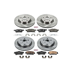 Power Stop KOE5530 Autospecialty - 1-Click Daily Driver Brake Kits (Front And Rear) for 2008-2009 Pontiac G8 product image