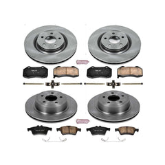 Power Stop KOE5533 Autospecialty - 1-Click Daily Driver Brake Kits (Front And Rear) for 2008-2010 Chevrolet Cobalt product image