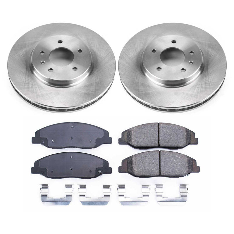 Power Stop KOE5538 Autospecialty 1-Click Daily Driver Front Brake Kit for 2009-2011 Cadillac Sts product image