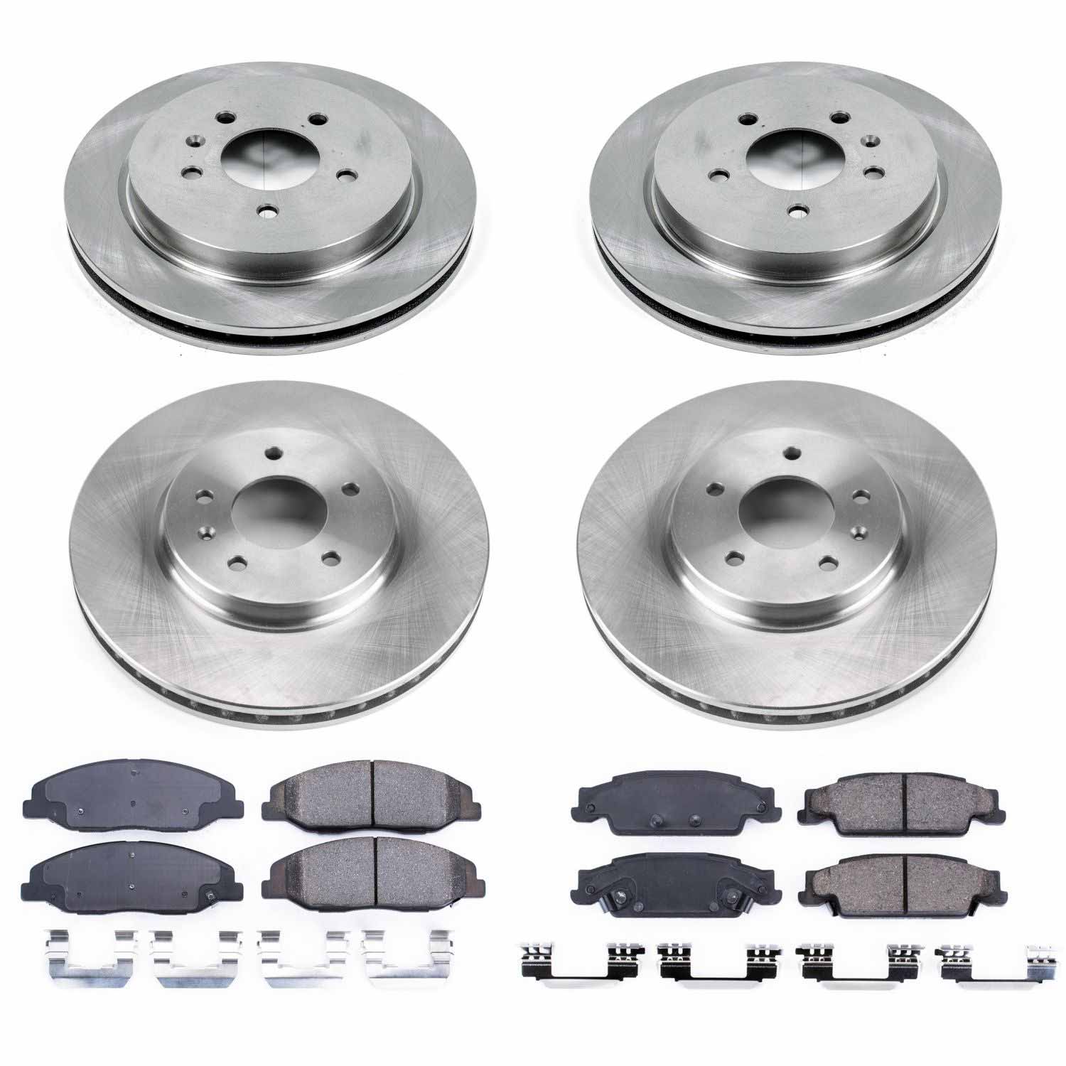 Power Stop KOE5539 Autospecialty 1-Click Daily Driver Front And Rear Brake Kit for 2009-2011 Cadillac Sts product image