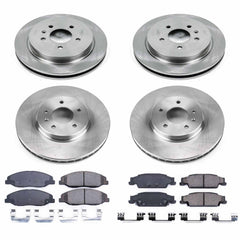 Power Stop KOE5539 Autospecialty 1-Click Daily Driver Front And Rear Brake Kit for 2009-2011 Cadillac Sts product image