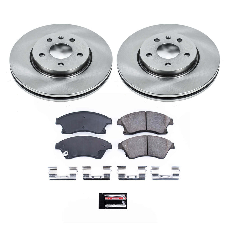 Power Stop KOE5550 Autospecialty - 1-Click Daily Driver Brake Kits (Front) for 2011-2017 Chevrolet Cruze product image