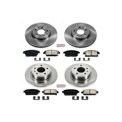 Power Stop KOE5555 Autospecialty 1-Click Daily Driver Front And Rear Brake Kit for 2011-2017 Buick Verano product image